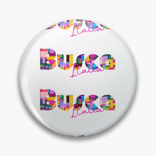 Item preview, Busca, Cuneo, Italy, Italia, colorful typography design for travellers designed and sold by Wanderful-roads.