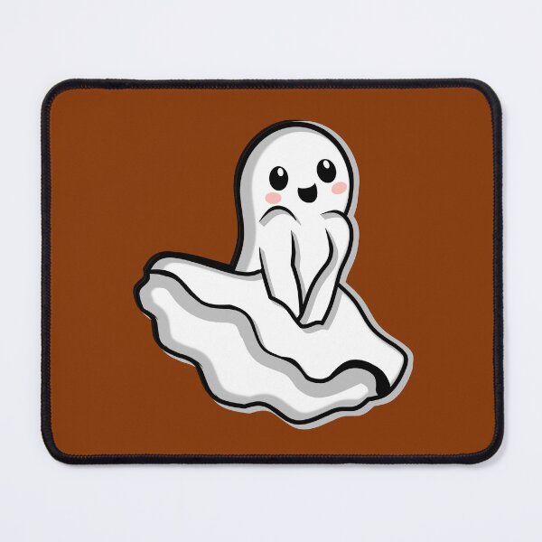 Item preview, Cute Ghost funny Pose | Playful Halloween simple hand drawn Illustration designed and sold by ZechJohnRB.