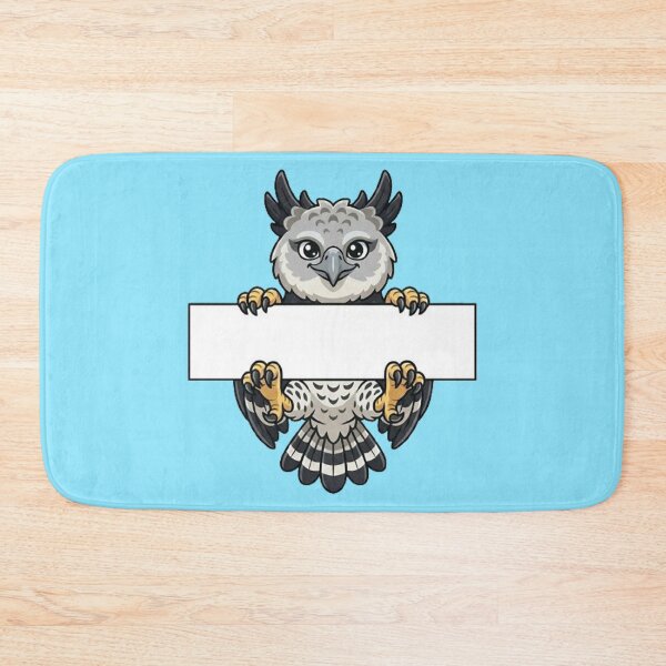 Item preview, Cute Buffalo Holding Blank Sign Cartoon designed and sold by PetalsPaws.