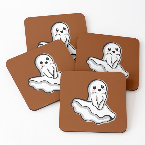 Item preview, Cute Ghost funny Pose | Playful Halloween simple hand drawn Illustration designed and sold by ZechJohnRB.