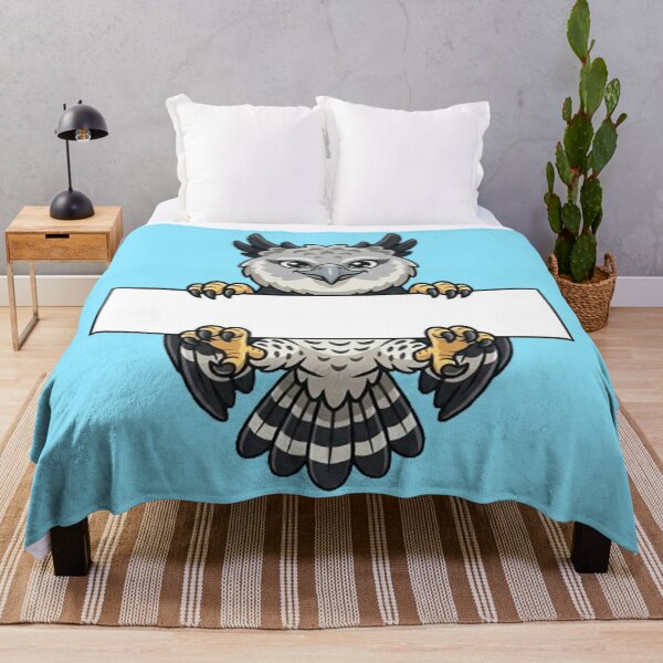 Item preview, Cute Buffalo Holding Blank Sign Cartoon designed and sold by PetalsPaws.