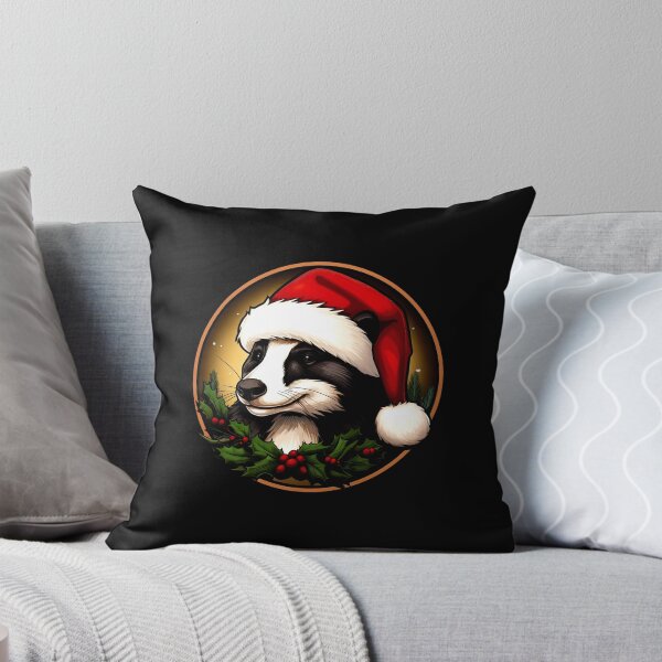 Item preview, Badgers at Christmas / Santa Claus marten designed and sold by Soulskier.