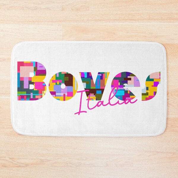 Item preview, Boves, Cuneo, Italy, Italia, colorful typography design for travellers designed and sold by Wanderful-roads.