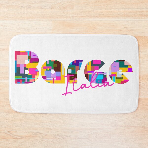 Item preview, Barge, Cuneo, Italy, Italia, colorful typography design for travellers designed and sold by Wanderful-roads.