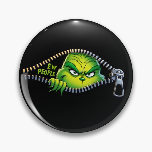 Item preview, Grinch Eww People Zipper designed and sold by Papiroarmables.