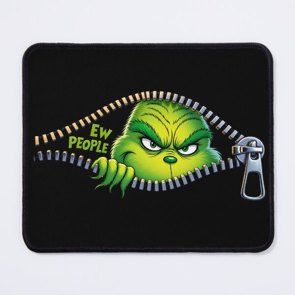 Item preview, Grinch Eww People Zipper designed and sold by Papiroarmables.