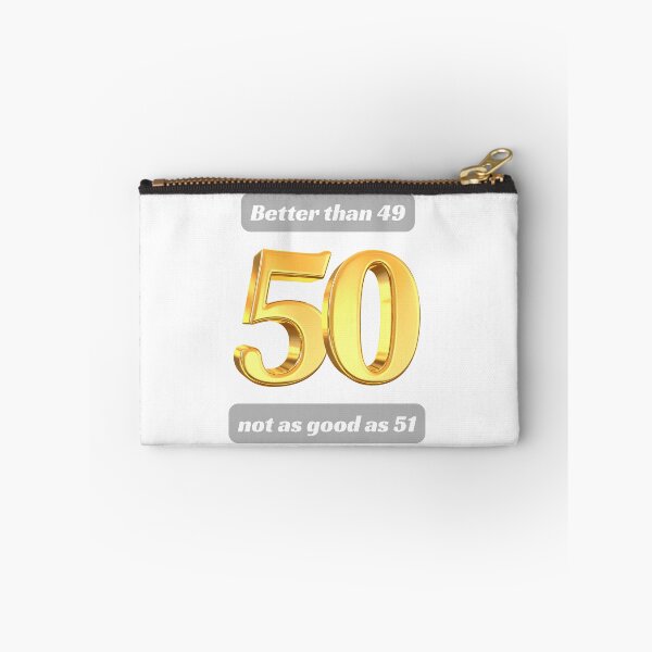 Item preview, 50 - Better Than 49, Not As Good As 51, Funny 50th Birthday designed and sold by Annekkecreative.