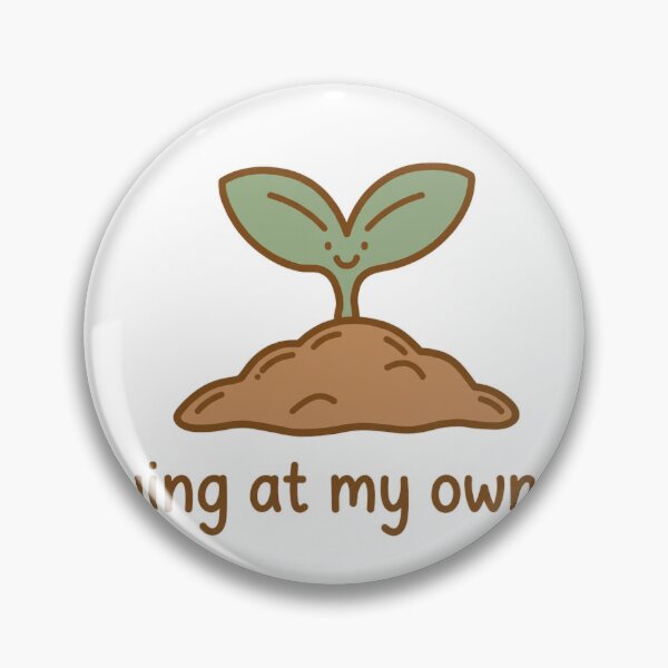 Item preview, Growing At My Own Pace Cute Sprout Motivational Tee designed and sold by A Light Worker.