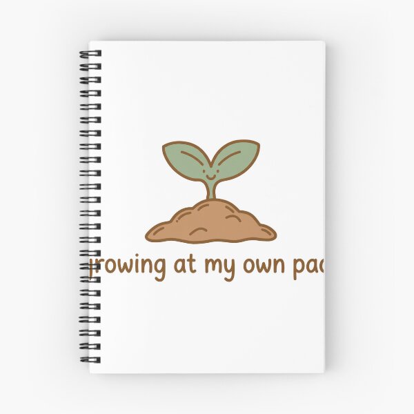 Item preview, Growing At My Own Pace Cute Sprout Motivational Tee designed and sold by A Light Worker.
