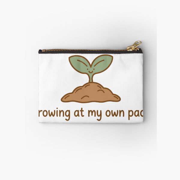Item preview, Growing At My Own Pace Cute Sprout Motivational Tee designed and sold by A Light Worker.