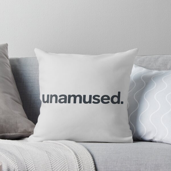 Item preview, Unamused. – Minimalist Sarcastic Typography designed and sold by Jollys-ArtShop.
