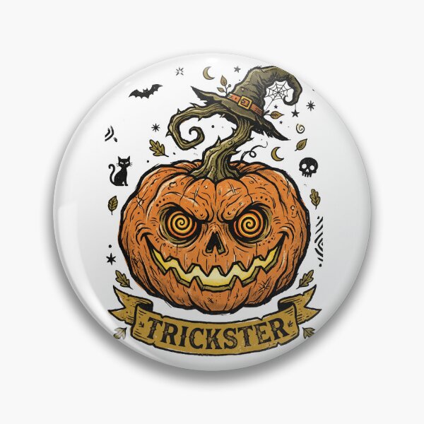 Item preview, Vintage Trickster Hypnotic Jack-O-Lantern designed and sold by Viinde.