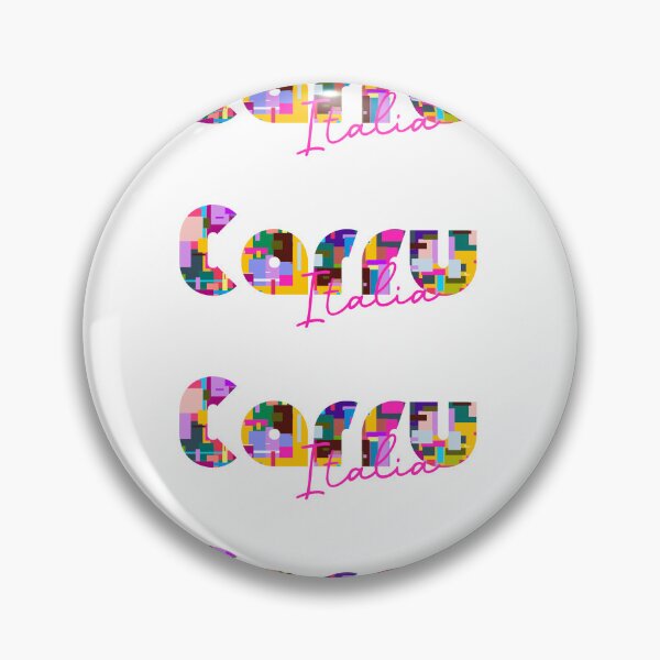 Item preview, Carrù, Cuneo, Italy, Italia, colorful typography design for travellers designed and sold by Wanderful-roads.
