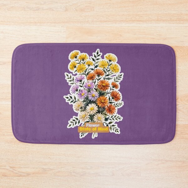 Item preview, Flower State of Mind – Colorful aster blossom print in watercolor style designed and sold by PanaluPrint .