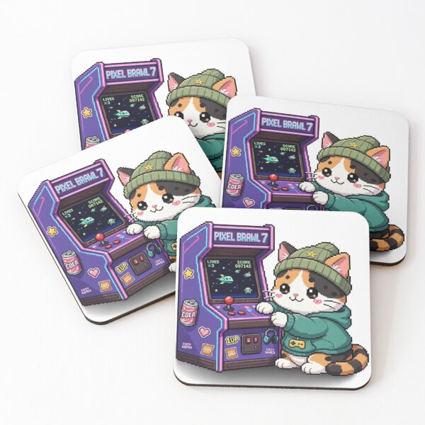 Item preview, Retro Arcade Pixel Art - Pixel Brawl designed and sold by ReginaNunn.