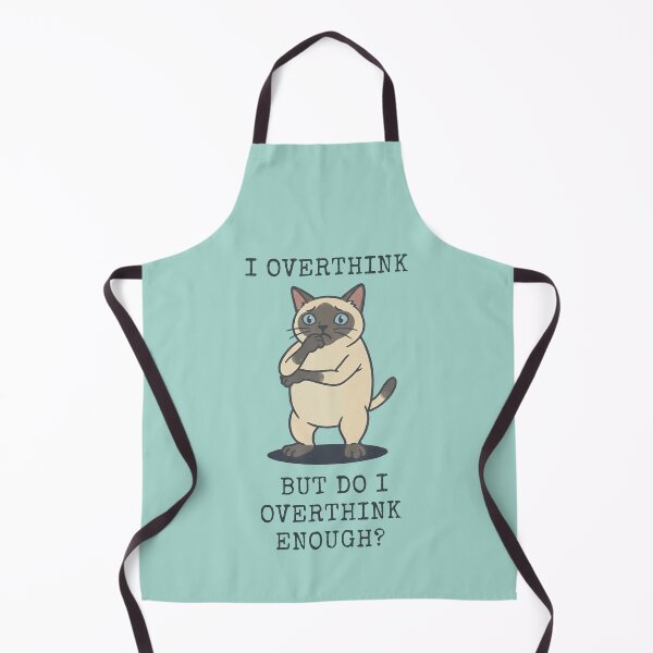 Item preview, Siamese Cat Overthinking Funny Meme designed and sold by d247.