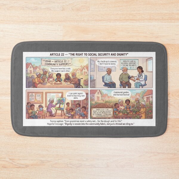 Item preview, Community care for social security and dignity designed and sold by Mianku | Für das Leben.
