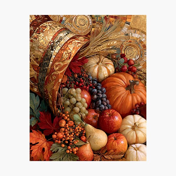 Item preview, Thanksgiving Cornucopia designed and sold by Susan Rydberg.