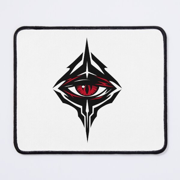 Item preview, Crimson Void – Dark Anime Eye Emblem | Minimalist Red Black Streetwear Logo designed and sold by AD-NOVA!!!.