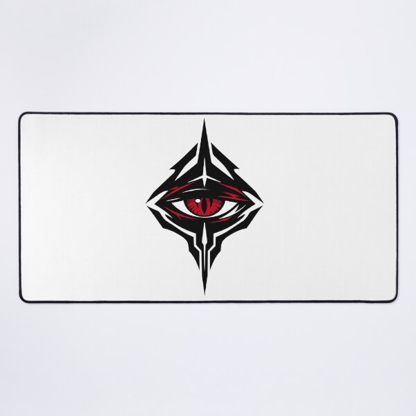 Item preview, Crimson Void – Dark Anime Eye Emblem | Minimalist Red Black Streetwear Logo designed and sold by AD-NOVA!!!.