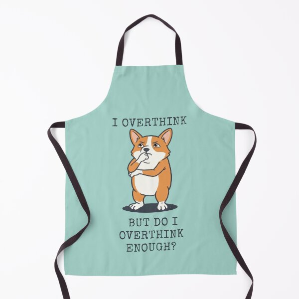 Item preview, Corgi Overthinker Funny Dog Thinking Meme designed and sold by d247.