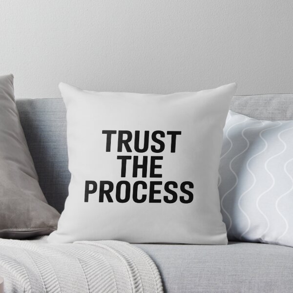Item preview, Trust The Process – Minimalist Motivational Quote designed and sold by Jollys-ArtShop.