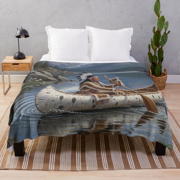 Item preview, Serene Canoe Mountain Journey designed and sold by CreekSideCreat.