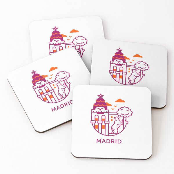 Item preview, Madrid, bear and strawberry tree designed and sold by JPD-Studio.