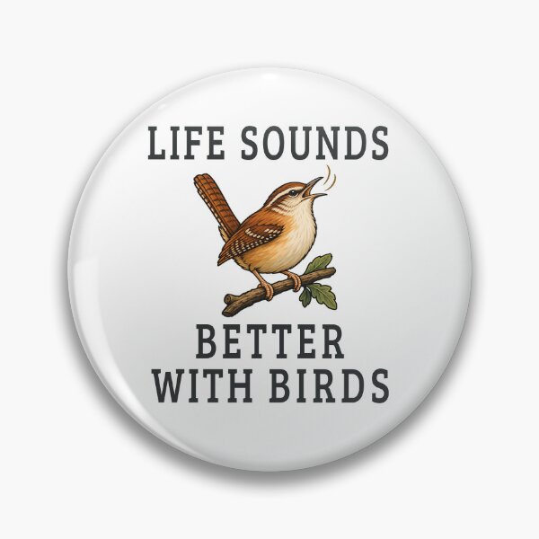 Item preview, Life Sounds Better With Birds | Vintage Bird Lover Nature Lifestyle Design designed and sold by Mambila.