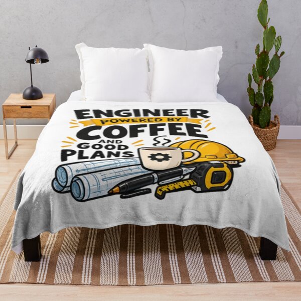 Item preview, Engineer Powered by Coffee – Funny Engineering Design designed and sold by HSE1.