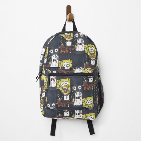 Item preview, Yellow Sponge & Ghost Snail Cartoon Art Prints Posters Wall Art Magnet Home Coffee Cup Decoration TShirt Stationary Notebook Magnet Hat Kitchen Work School Office Redbubble Shop designed and sold by Saritas Boutique Shop.