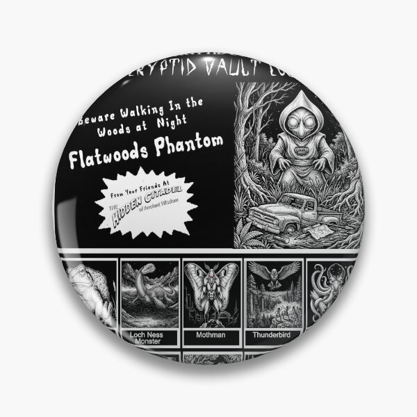 Item preview, Cryptid of the Month: Flatwoods Phantom designed and sold by HiddenCitadel.