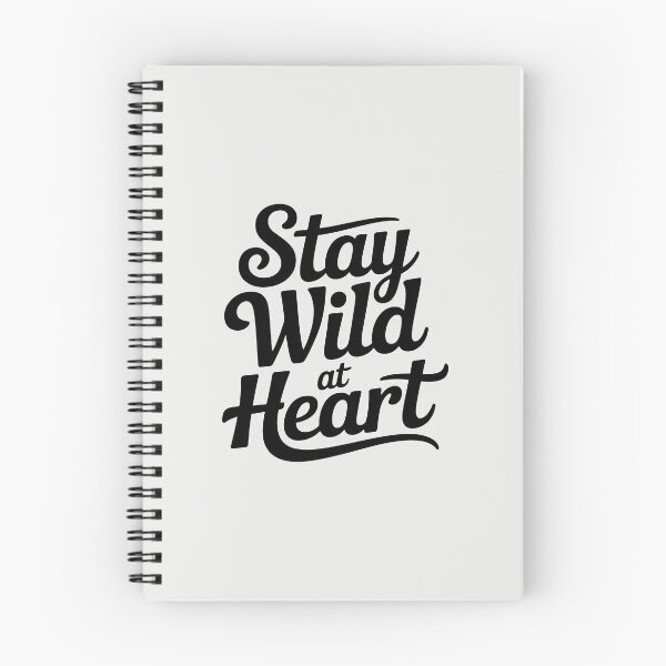Item preview, Stay Wild At Heart – Minimalist Inspirational Quote designed and sold by Jollys-ArtShop.