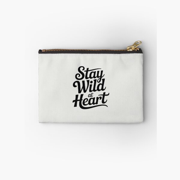 Item preview, Stay Wild At Heart – Minimalist Inspirational Quote designed and sold by Jollys-ArtShop.
