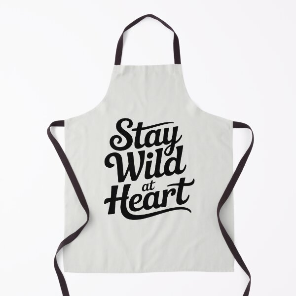 Item preview, Stay Wild At Heart – Minimalist Inspirational Quote designed and sold by Jollys-ArtShop.