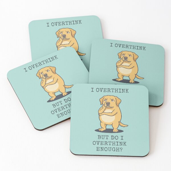 Item preview, Funny Labrador Overthinker Dog Quote designed and sold by d247.