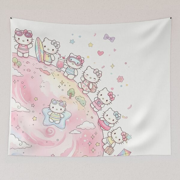 Item preview, Rainbow Hello Kitty World designed and sold by iloveyourcupid.
