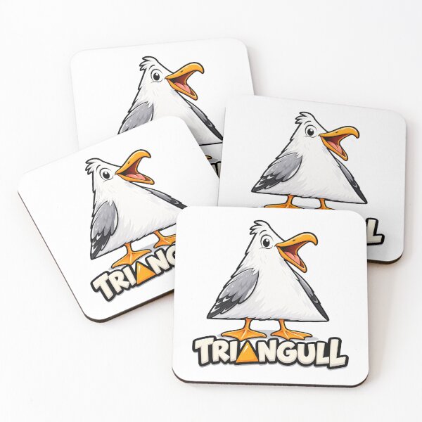 Item preview, Triangull Triangle Seagull Bird Pun Funny Math designed and sold by WeirdlyMild.