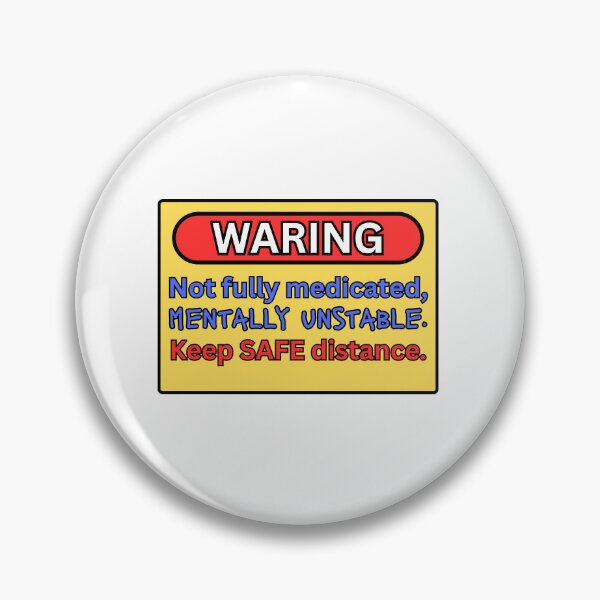 Item preview, Humorous warning about your attitude. designed and sold by Alsstuff.