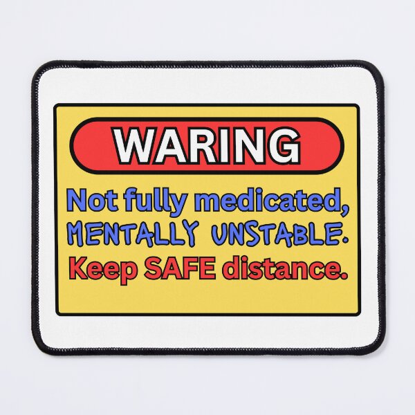 Item preview, Humorous warning about your attitude. designed and sold by Alsstuff.