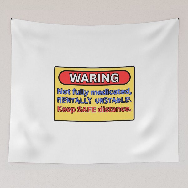 Item preview, Humorous warning about your attitude. designed and sold by Alsstuff.