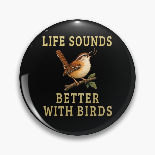 Item preview, Life Sounds Better With Birds | Vintage Bird Lover Nature Lifestyle Design designed and sold by Mambila.