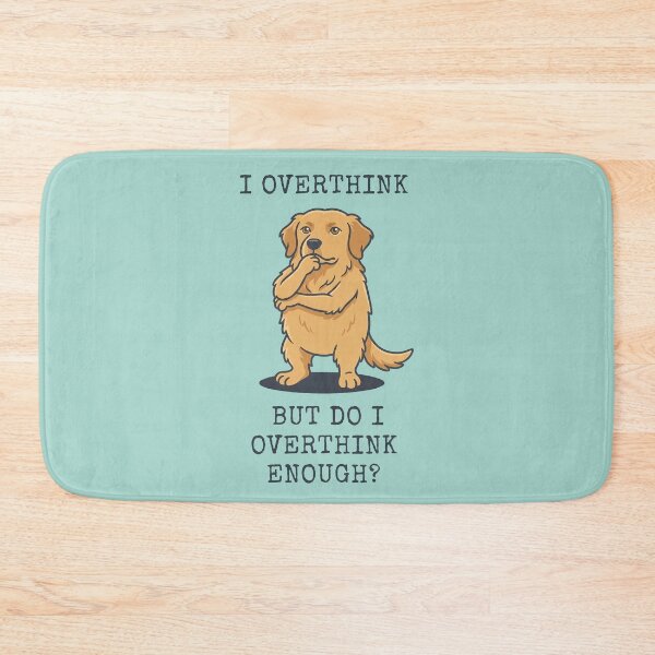 Item preview, Golden Retriever Overthinker Dog Funny Quote designed and sold by d247.