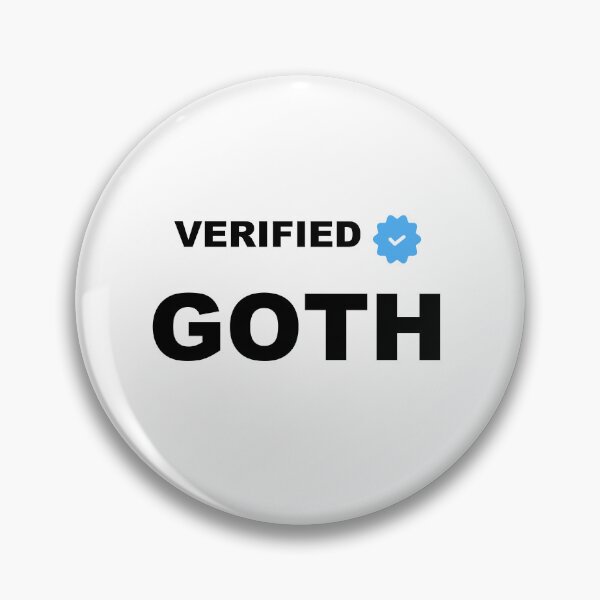 Item preview, Verified Goth – Officially Haunted designed and sold by GriffinRey.