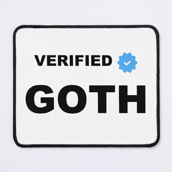 Item preview, Verified Goth – Officially Haunted designed and sold by GriffinRey.