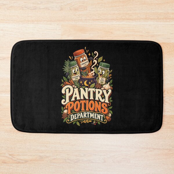 Item preview, Funny Kitchen Witch Pantry Potions Department designed and sold by MOTIFOLK.