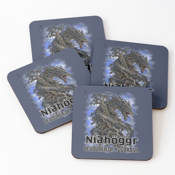 Item preview, Níðhöggr Devourer of Yggdrasil designed and sold by AhmadAnnaPrints.