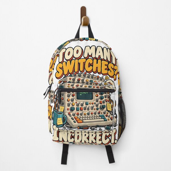 Item preview, Funny Retro Computer Programmer - Too Many Switches Incorrect designed and sold by MOTIFOLK.