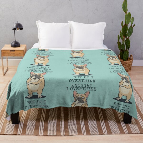 Item preview, French Bulldog I Overthink Funny Dog Overthinker designed and sold by d247.