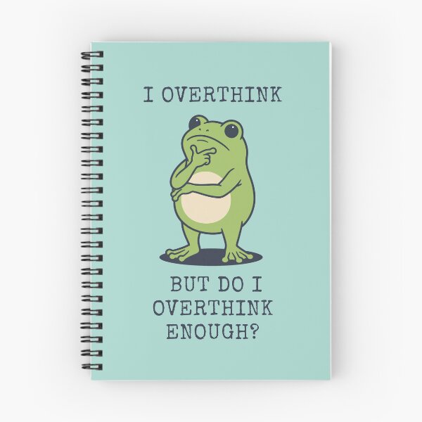 Item preview, Overthinking Frog Pondering Funny Meme designed and sold by d247.
